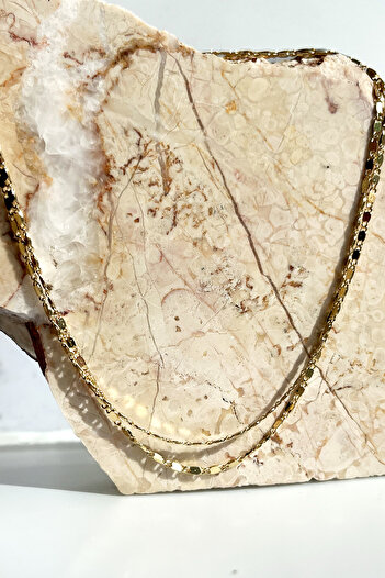 Manuka Minimal Sequin Chain Necklace Standard