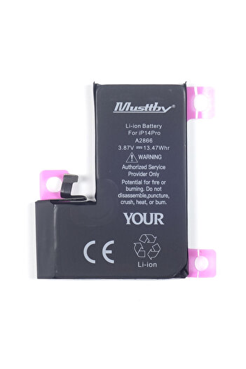 Other Musttby Battery for Apple iPhone 14 Pro 3480mAh Extended Capacity