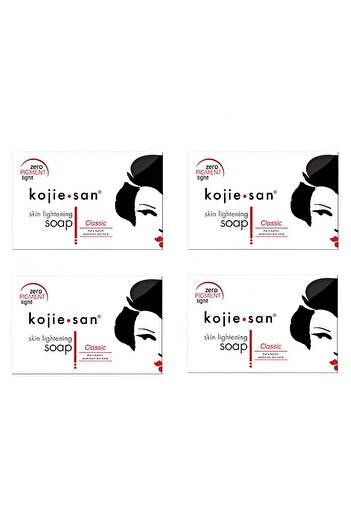 koji san Pack of 4 Acidic Soap for Skin Whitening