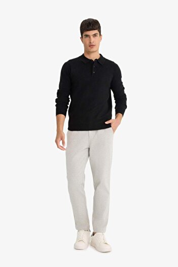 DeFacto Standard Fit Polo Neck Knitwear Sweater F1523Ax25Au