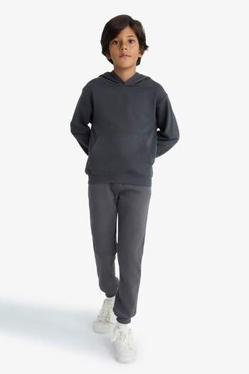 DeFacto Boy's School Sweatpants with Elastic Waistband W0773A625Wn