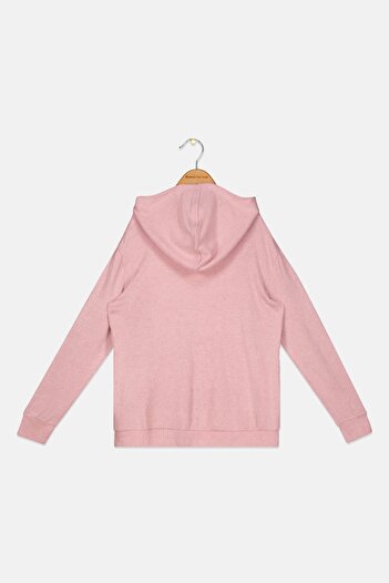 Rumi + Ryder Kids Girl Textured Hoodies, Pink