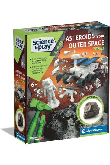CLEMENTONI Science & Play Asteroids From Outer Space Kit – STEM Learning Toy for Kids