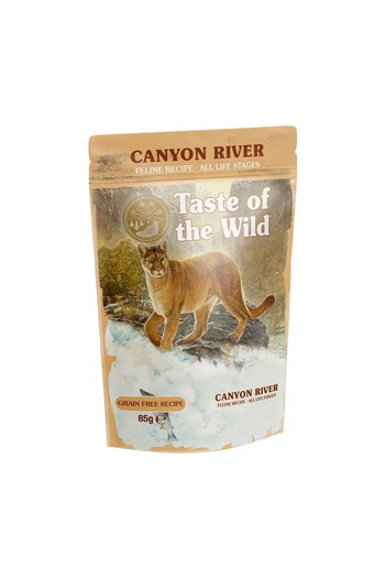 Taste of the Wild Canyon River Chunks In Gravy Grain-Free Wet Cat Food 85G