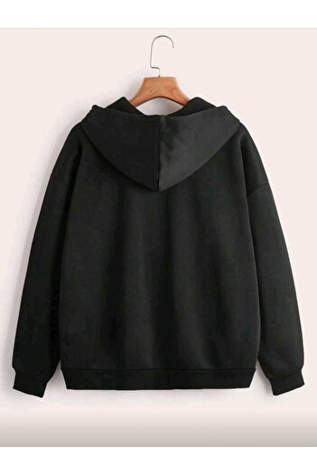 FAVORİST Zippered Thick Winter Hooded Unisex Sweatshirt