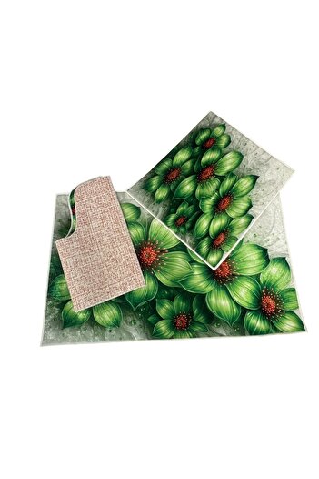 PATRU ANOTIMPURI 3-piece bath mat, non-slip, washable, 60x100/50x60/50x60 cm