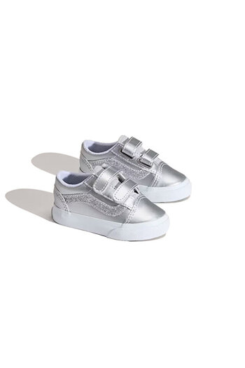 Vans Old Skool V Baby Casual Shoes Vn000Ctg7Vf1 Gray
