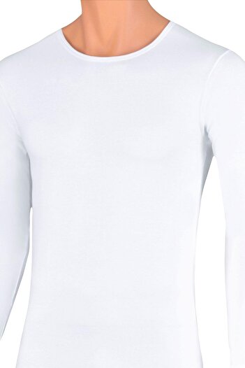 Öts Tricou pentru bărbați cu mânecă lungă (96% bumbac - 4% elastan)