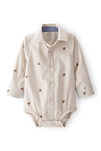 OshKosh Baby Boy Beige Bodysuit