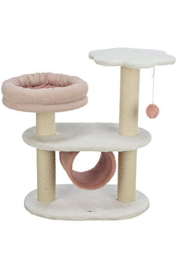 Trixie Cat Tree Isabella Set, 58x38x70 cm, White/Antique Pink, 44472