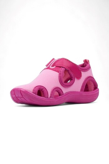 İmerShoes Daily Unisex Children Aqua Sandals Flexible Non-Slip Sole Velcro Summer Sea Nursery Shoes 141