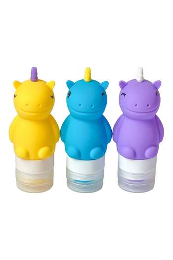 YumBox Unicorn - Silicone Condiment Squeeze Bottles (Set of 3)