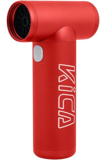 KiCa JetFan Mini Electric Turbo Wireless Air Blower, 87000RPM, 4-Speed, Rechargeable (Red)
