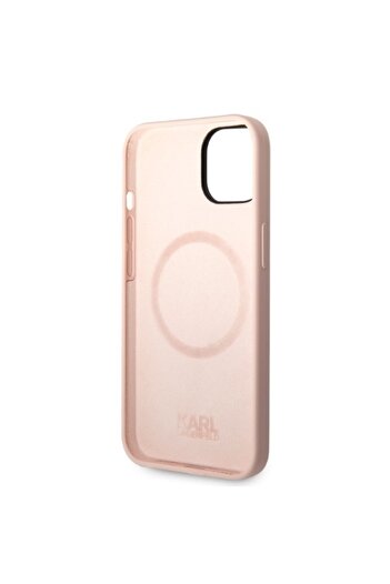 Karl Lagerfeld Case for IPhone 14 Plus, Silicone MagSafe - Pink