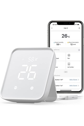 SwitchBot Matter Smart remote control Hub 2 WiFi HomeKit BLE IR