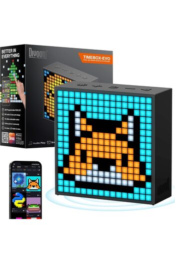DIVOOM Timebox-Evo Pixel 16x16 Art Bluetooth Speaker