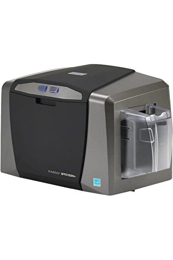 Generic Fargo DTC1250e Double-sided Printer, Base Model, USB interface + YMCKO 250 images + 100 Card PC Plai