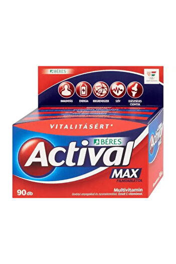 Béres Beres Actival Max multivitamin film-coated tablets 90 pcs