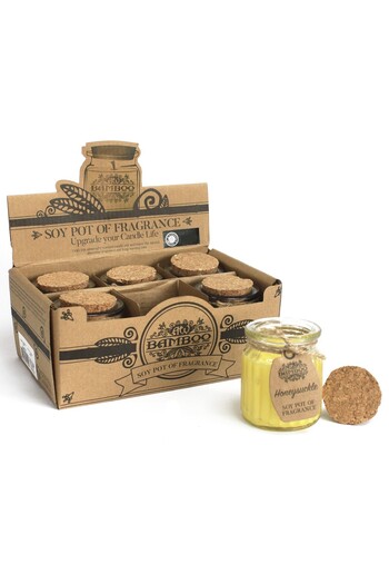 OEM Scented Soy Wax Candle, Honeysuckle Scent | Floral Delicacy & Sunny Freshness