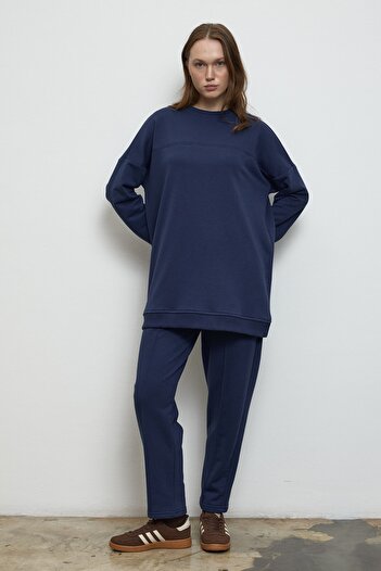 QANU Vera Tracksuit Set Navy Blue