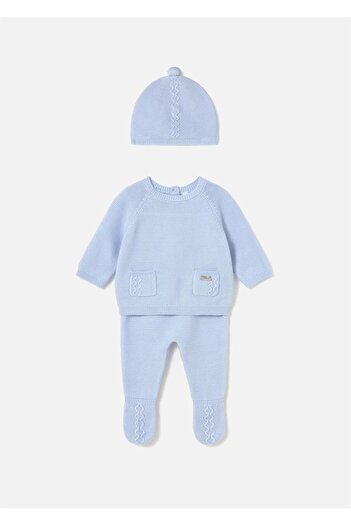 MAYORAL Baby Boy Knitwear 3-Piece Set Blue 2564