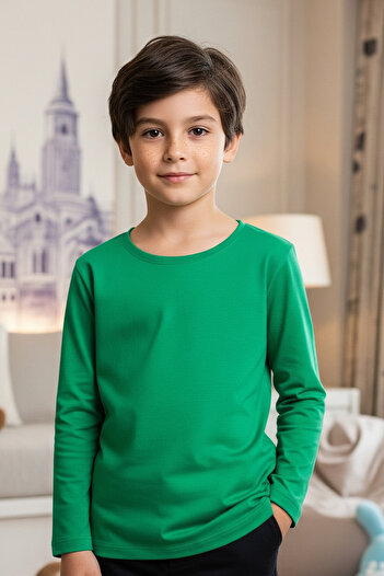 FYK KİDS Round Neck Girls/Boys 5-Piece Sweatshirt in Natural & Fresh Colors