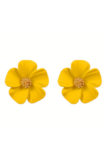 Inovius Zenora Earrings, Yellow Flower - 834014G