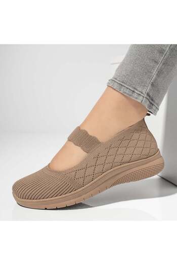 BMoD Women's khaki chunky-soled espadrilles MOD13180