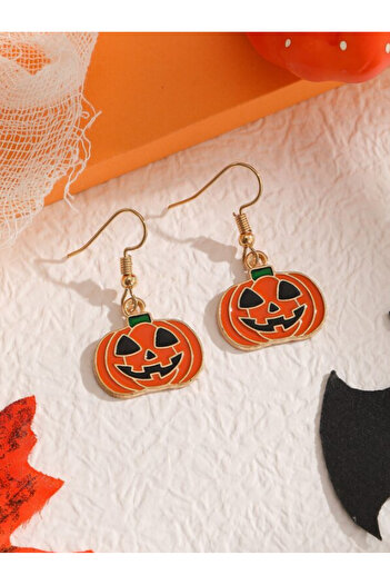 Inovius Halloween Earrings Pumpkin Ghost - 13663