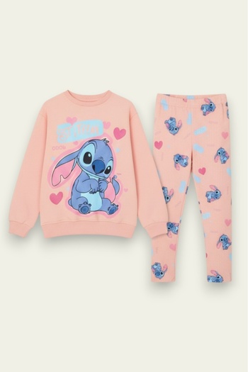 My Kids Wear Girl's 3 Thread Seasonal Printed Suit 3-10 Years Old