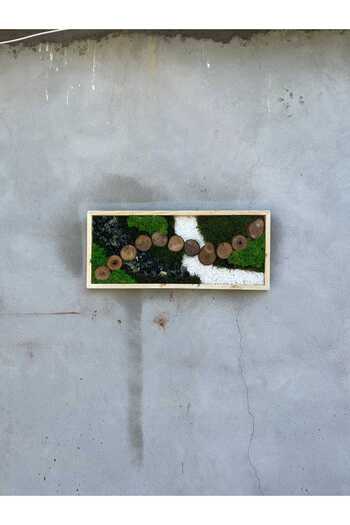 Narium Stabilized Moss Frame 70x30 cm