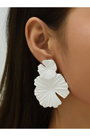 Inovius White Flower Earrings, Pure Flower - 66424