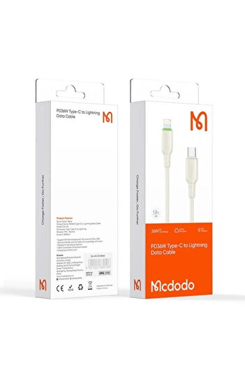 Mcdodo CA-476 36W TYPE C TO LIGHTNING DATA CABLE