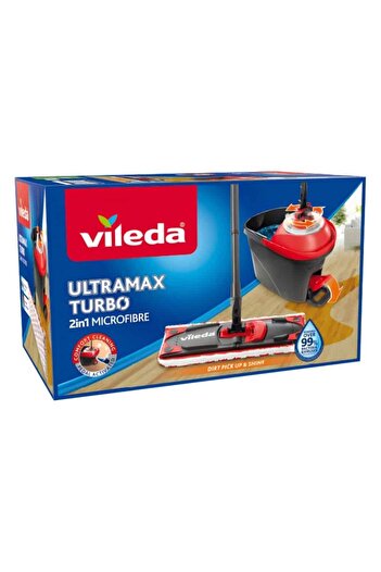 Vileda Microfiber rotating mop with telescopic handle and bucket with separator, pedal with wringing system...