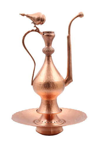 ANTEPSEPETİ Copper Flat Jug (64 cm)