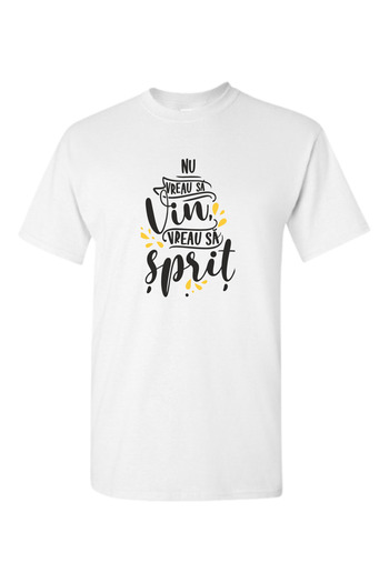 Fata Verso Promo Tricou nu vreau sa VIN