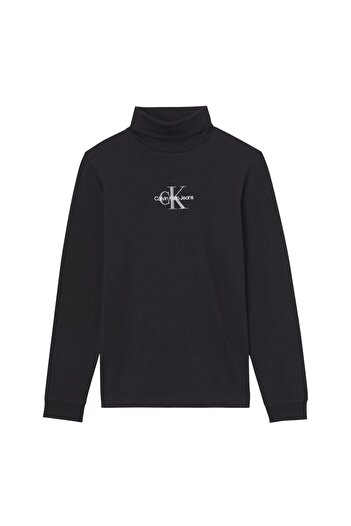 Calvin Klein Jeans Freefit Roll Neck Ls Genderless Sweater Black J30J324003Beh