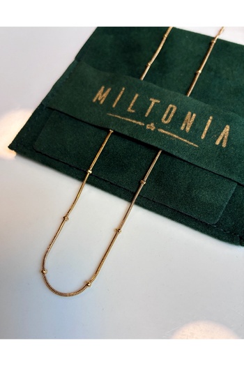 Miltonia Ball Chain Steel Necklace