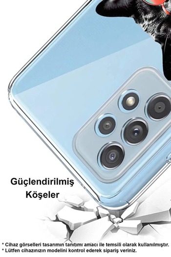 PrintiFy Cat 3 Printed Camera Protected Transparent Case Compatible with Xiaomi Redmi Note 14 5g