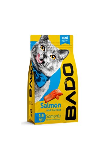 Bado Adult Cat Food Salmon – Complete Balanced Nutrition with Omega Fatty Acids, High Protein, and