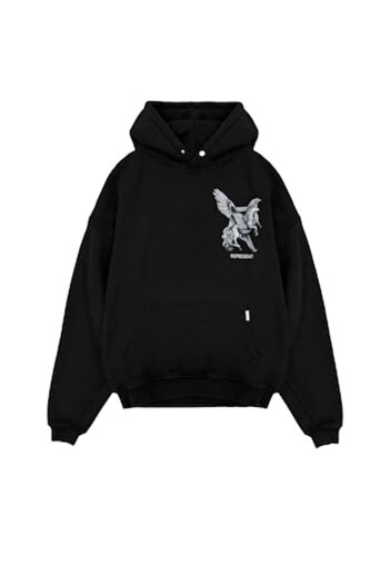 REPRESENT Men's Hoodie, Represent, Elegance In Motion, Black, XL