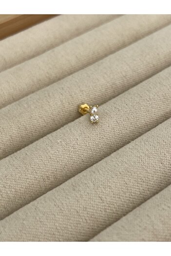 Sade Accessory İnci ve Taş Detaylı Piercing