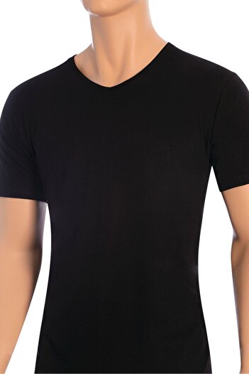 Öts Men's T-Shirt V-Neck (100% Cotton)