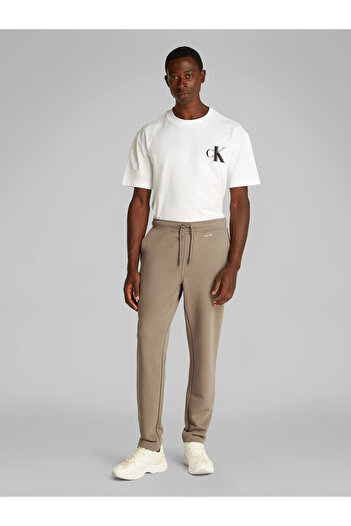 Calvin Klein Men Fossil Nano Logo Sweatpants
