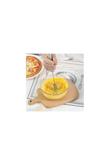 Rovitech Semi-Automatic Whisk, Egg Beater, Stainless Steel, 35 cm x 7 cm