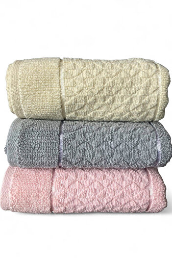 Mokita Home 3-Piece 50X90 cm Bamboo Hand and Face Towel Set