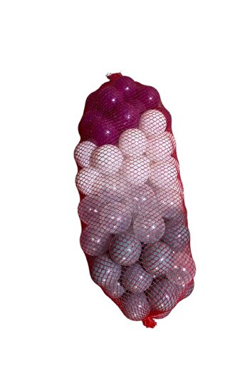 DEDE 4 Colors 100 Pieces 6 cm Pool Ball in Net 2507