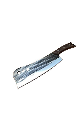 awwaline Professional cold-forged stainless steel knife, awwaline, 33 x 7 cm, blade 21 cm, Brown, Non-stick