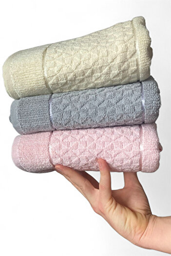 Mokita Home 3-Piece 50X90 cm Bamboo Hand and Face Towel Set