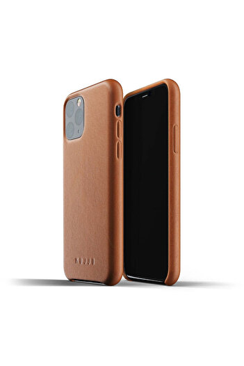 Mujjo protective case for iPhone 11 Pro, Leather, Brown